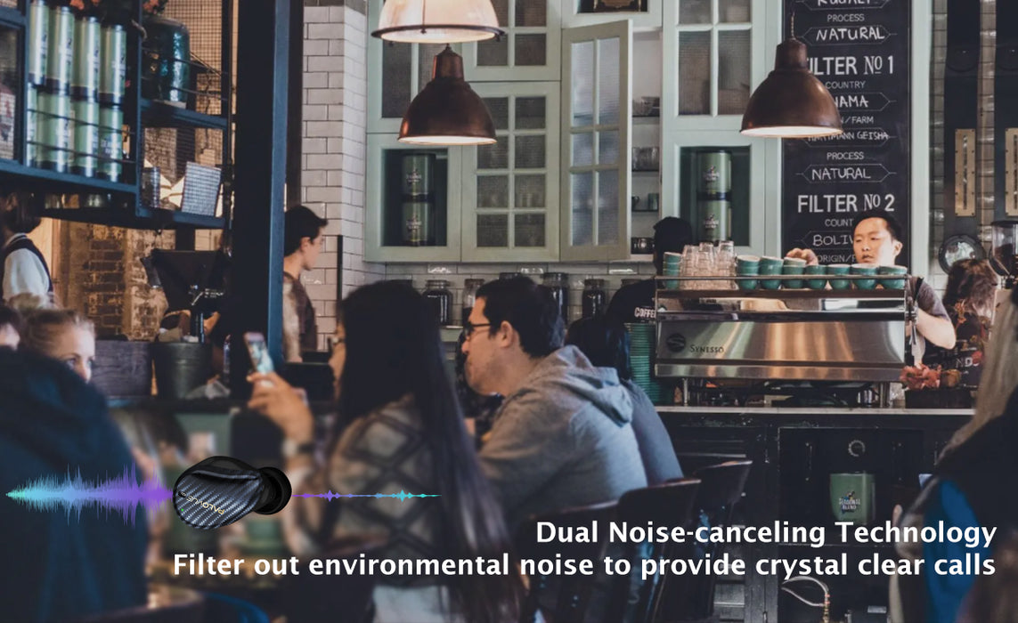 iSound feature 2: DSP NC & CVC 8.0.  Dual noise-canceling technology filter out environmental noise to kprovide crystal clear calls.